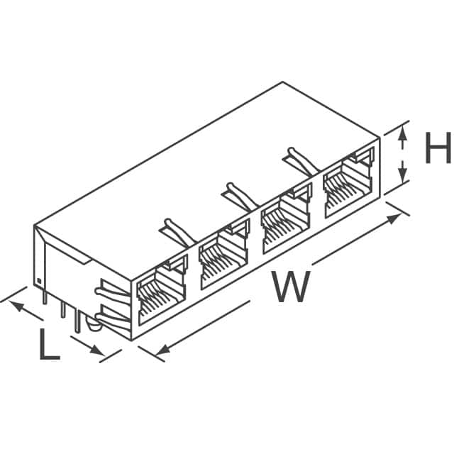 J8064D688ANL Pulse Electronics  Conectores modulares con imanes